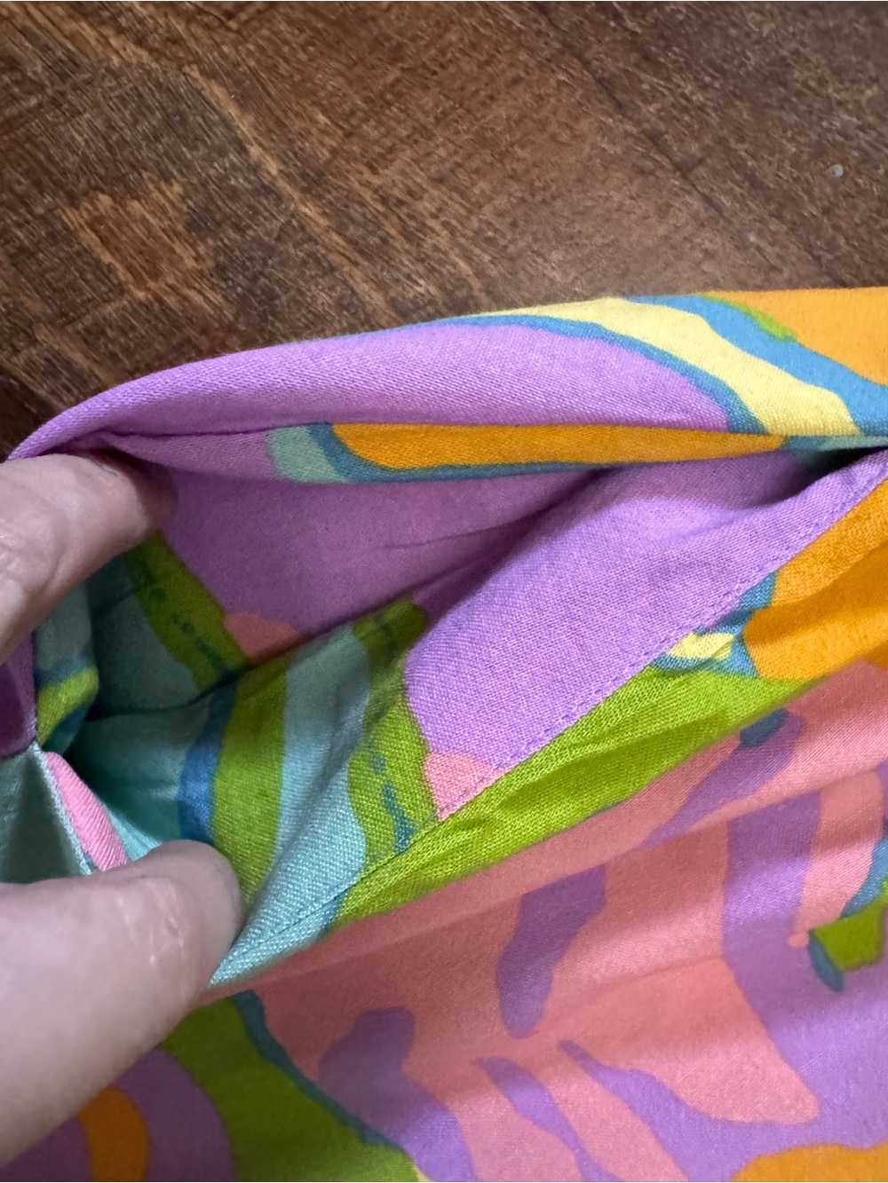 NWT Show Me Your Mumu Tie Strap Mini Dress Size Medium Colorful Cottagecore Boho - Picture 5 of 10
